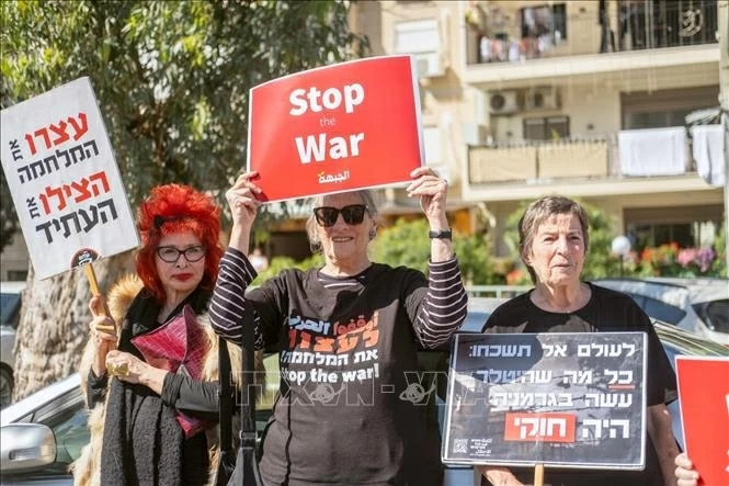 Biểu tình tại Israel kêu gọi hạ nhiệt căng thẳng và thúc đẩy hòa bình