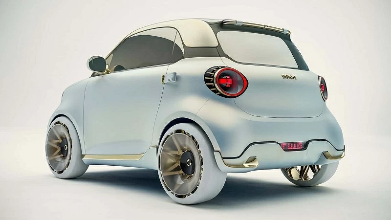 Phía sau của Smart #2 Concept. Phía sau của Smart #2 Concept.
