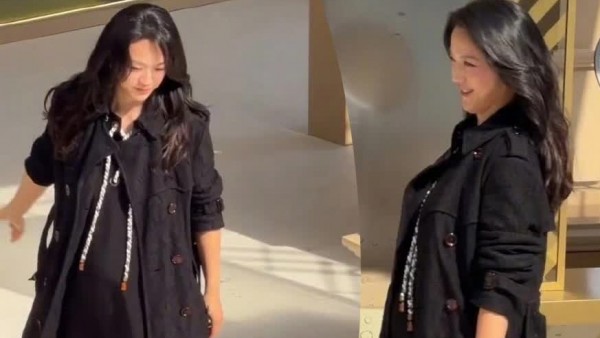 Diễn viên Trung Quốc Thang Duy lộ bụng bầu ở tuổi 46