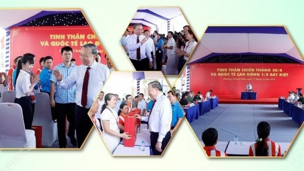 Tổng Bí thư, Chủ tịch nước Tô Lâm: Công nhân phải được sống trong những điều kiện ngày càng tốt hơn