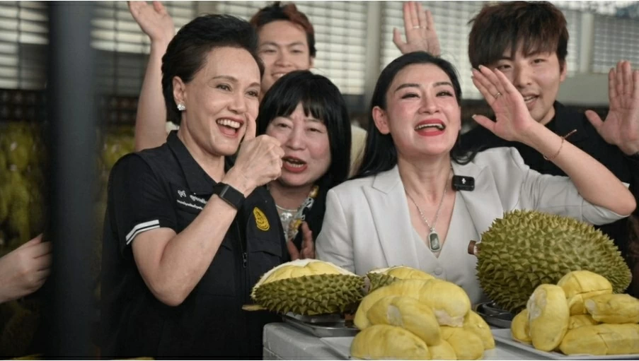 Sầu riêng Thái cháy hàng trên livestream Trung Quốc