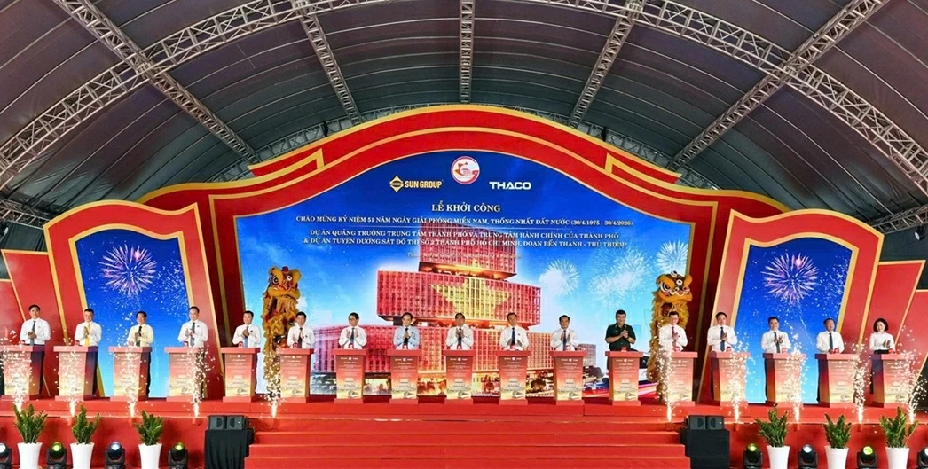 TP. Hồ Chí Minh khởi công loạt dự án trọng điểm, tạo xung lực mới cho phát triển đô thị hiện đại và hội nhập quốc tế TP. Hồ Chí Minh khởi công loạt dự án trọng điểm, tạo xung lực mới cho phát triển đô thị hiện đại và hội nhập quốc tế
