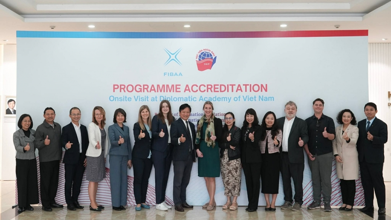 Tất cả 8 chương trình đào tạo trình độ đại học đạt chuẩn FIBAA: Học viện Ngoại giao khẳng định chất lượng đào tạo chuẩn quốc tế