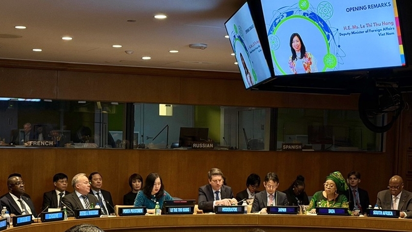 Việt Nam chủ trì Tọa đàm về sử dụng hòa bình năng lượng hạt nhân bên lề Hội nghị kiểm điểm Hiệp ước không phổ biến vũ khí hạt nhân lần thứ 11