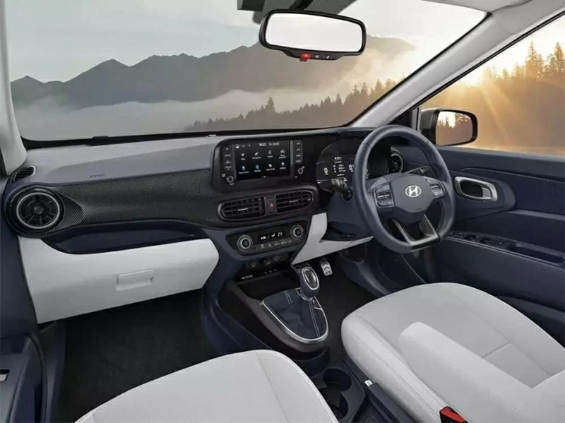 Khoang nội thất Hyundai Exter hướng đến sự tiện dụng với bố cục quen thuộc.