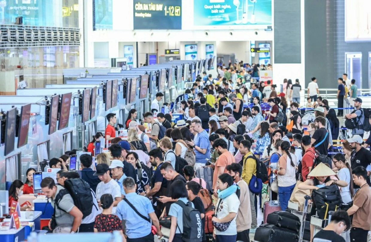 Đầu năm 2026, tổng lượng khách thông qua các cảng hàng không đạt hơn 46 triệu lượt, tăng gần 18% so với cùng kỳ năm 2025. (Nguồn: NIA)