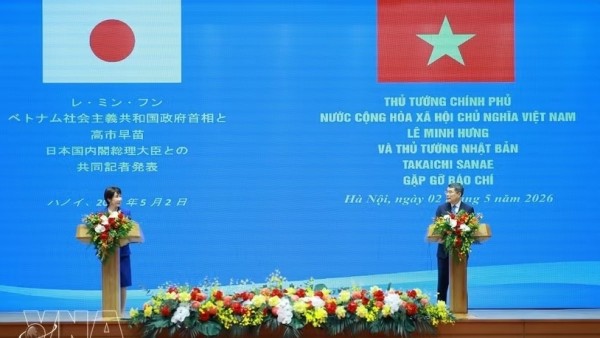 Vietnam, Japan Prime Ministers hold joint press meeting after talks