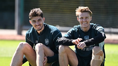 Arsenal đón tin vui từ hai trụ cột trước trận gặp Atletico Madrid