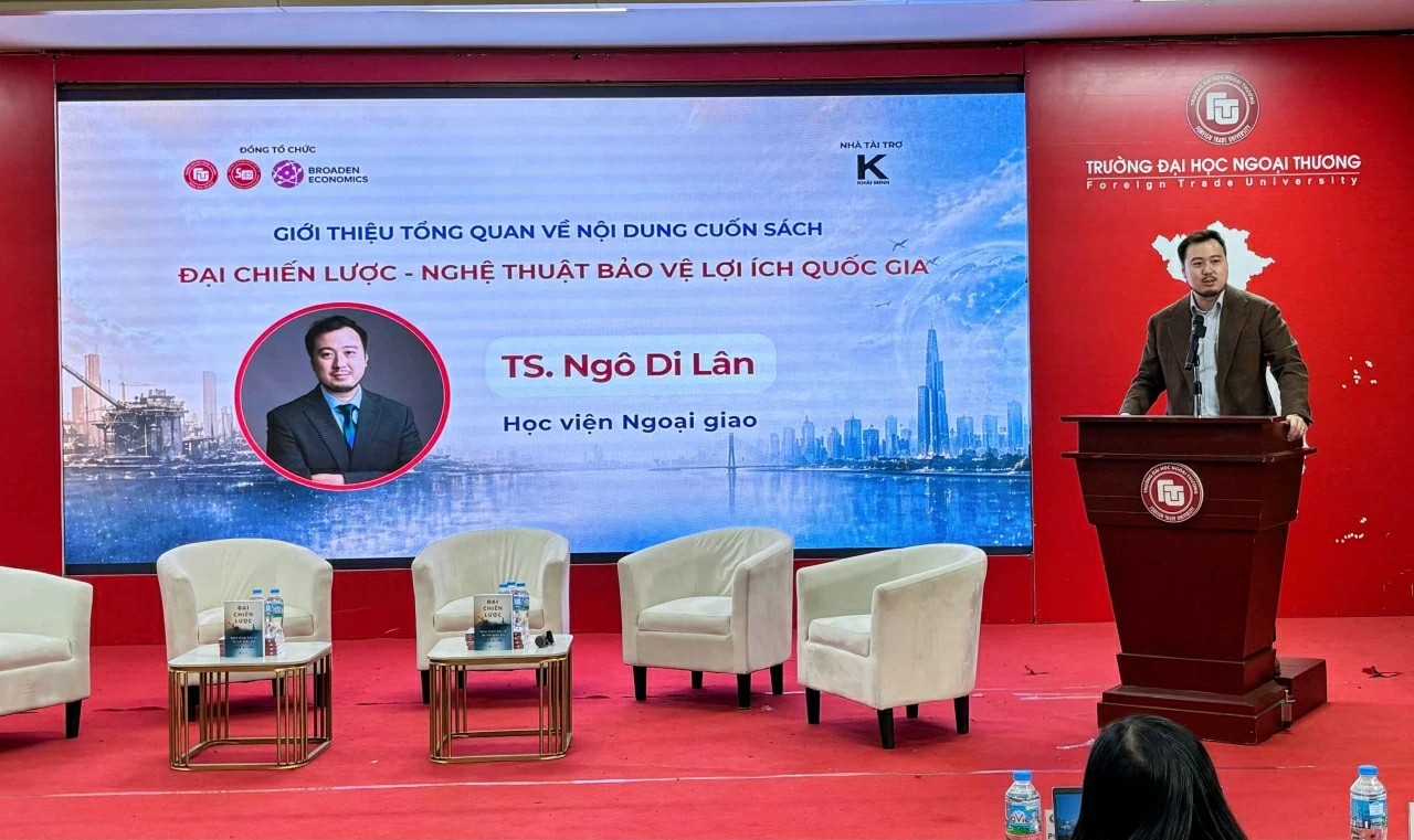TS. Ngô Di Lân: Đại chiến lược không dành riêng cho cường quốc, mà càng quan trọng với những quốc gia có dư địa sai sót thấp. (Ảnh: Quang Dương)