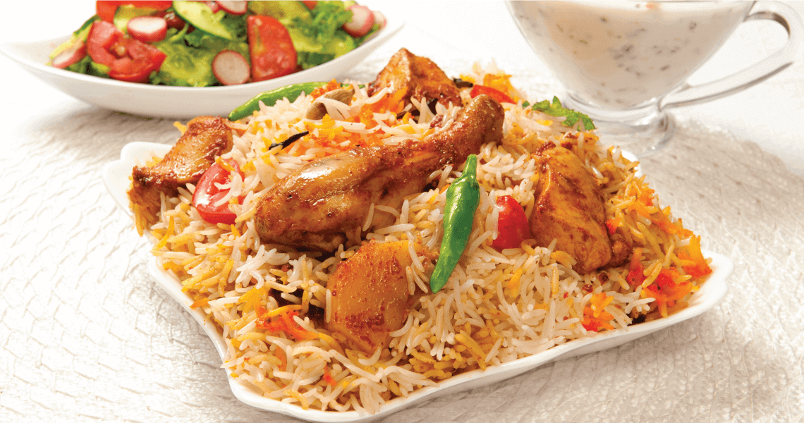 Món Cơm gà Dum Biryani. (Nguồn: Figaro Olive Oil)