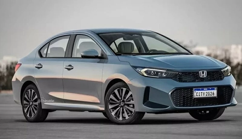 Ảnh dựng Honda City 2026.