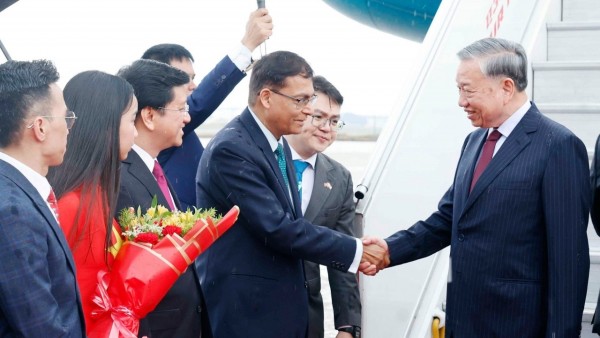 General Secretary, President To Lam arrives in New Delhi, beginning state visit to India