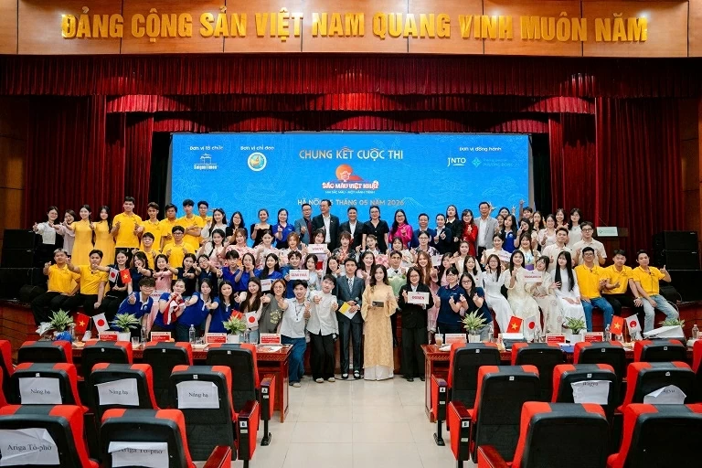 Chung kết 'Sắc màu Việt-Nhật 2026' thúc đẩy giao lưu văn hóa trong giới trẻ Chung kết 'Sắc màu Việt-Nhật 2026' thúc đẩy giao lưu văn hóa trong giới trẻ