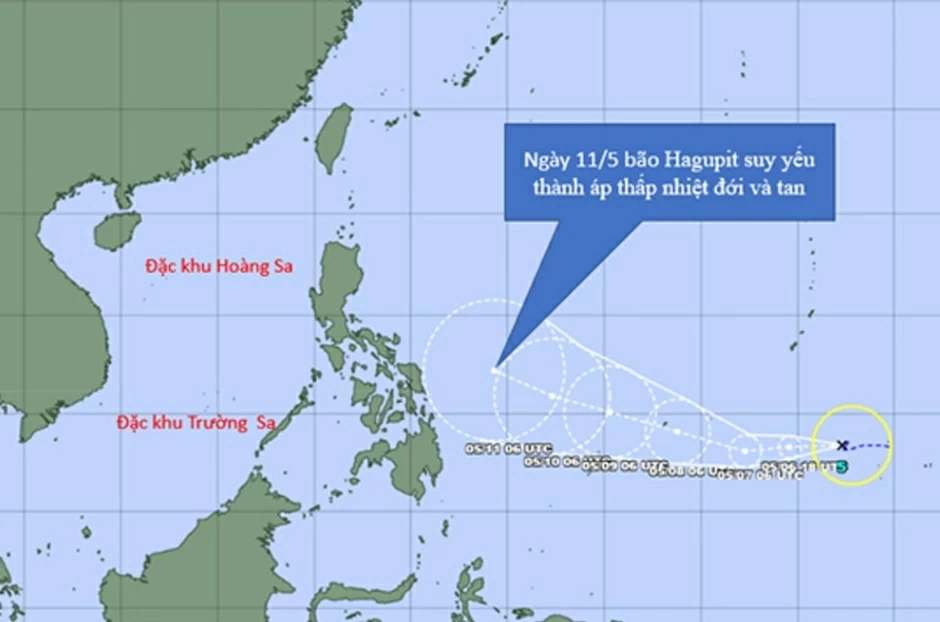 Bão Hagupit xuất hiện trên Thái Bình Dương, lý do ít khả năng vào Biển Đông