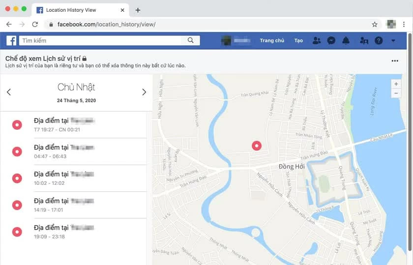 Cách tìm vị trí Facebook của người khác bằng máy tính nhanh chóng.