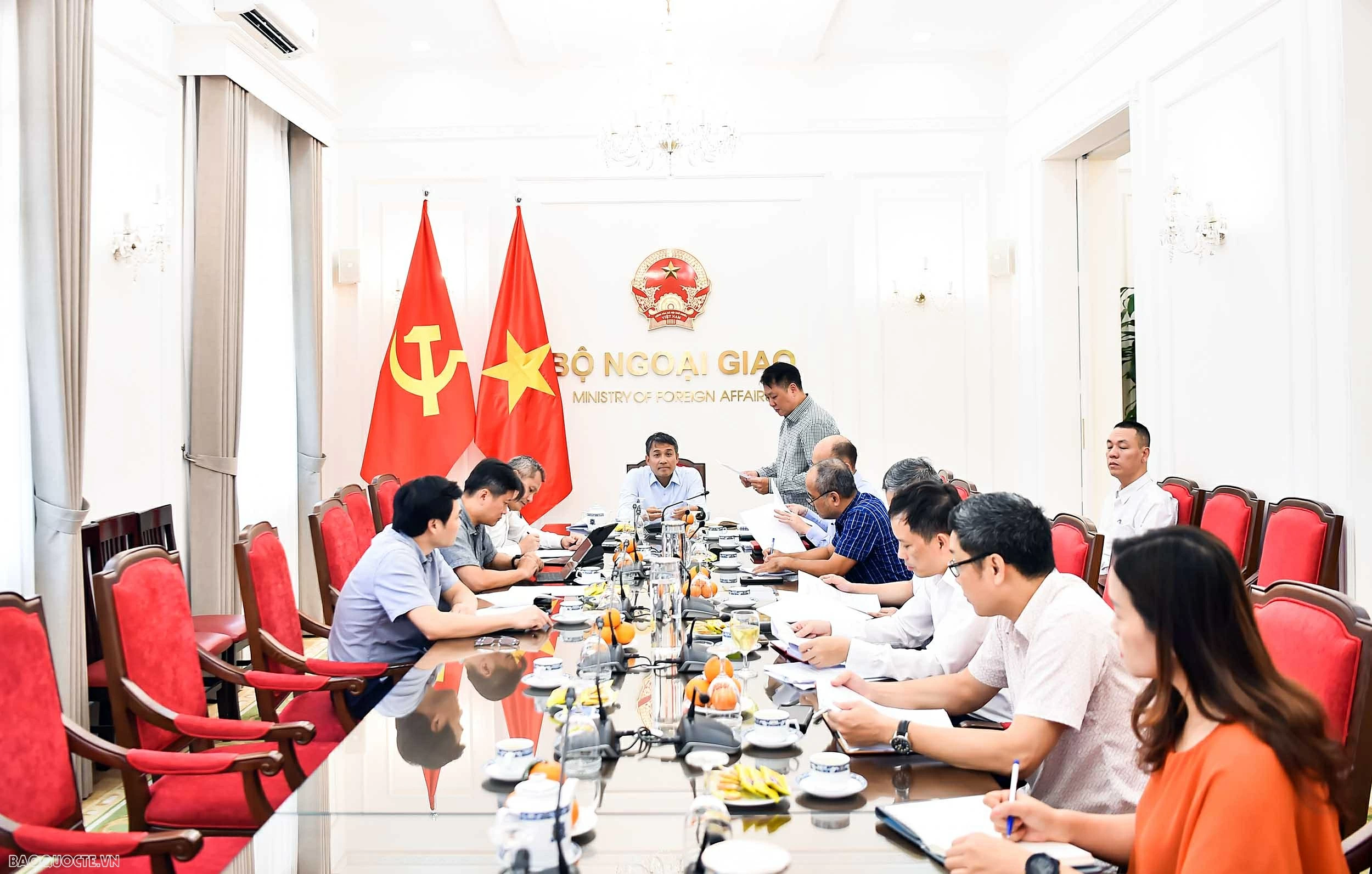 Ban Chỉ đạo phòng, chống tham nhũng, lãng phí, tiêu cực Bộ Ngoại giao họp thường kỳ lần thứ 8