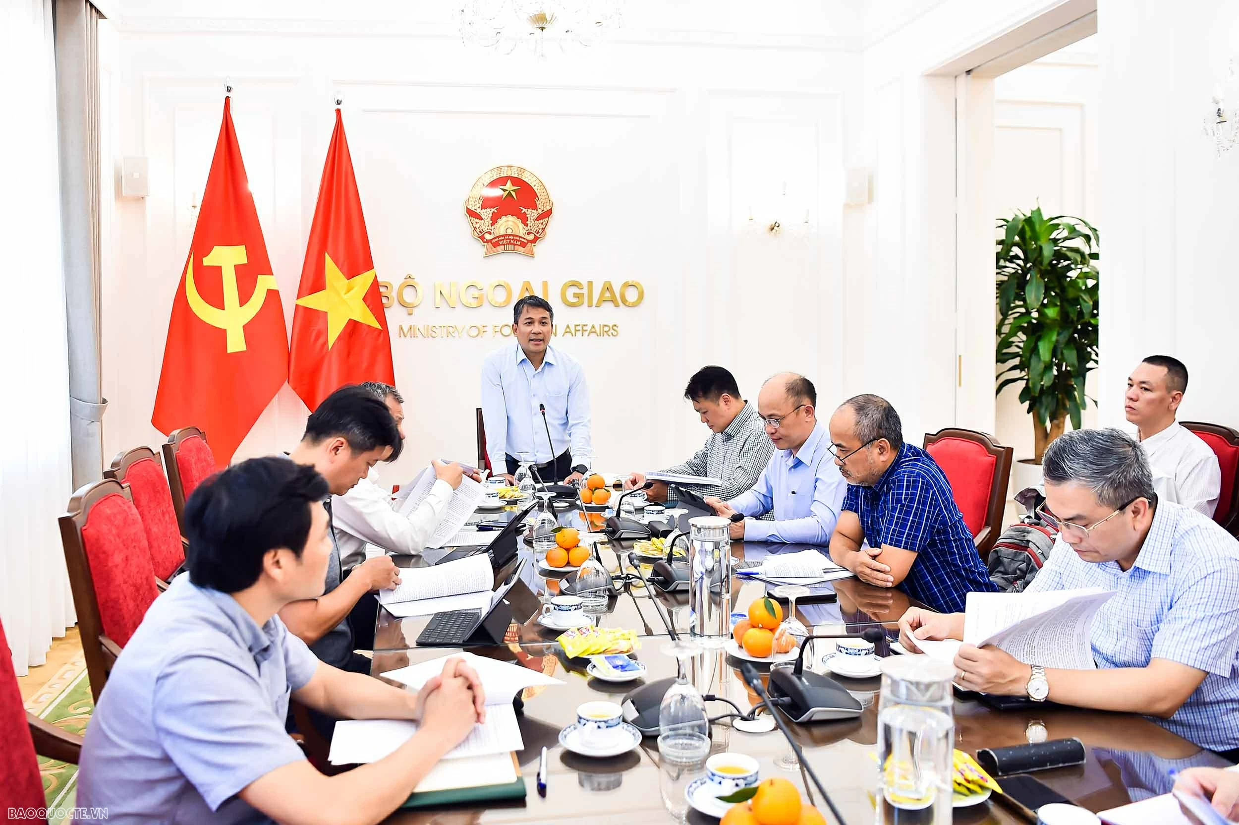 Ban Chỉ đạo phòng, chống tham nhũng, lãng phí, tiêu cực Bộ Ngoại giao họp thường kỳ lần thứ 8