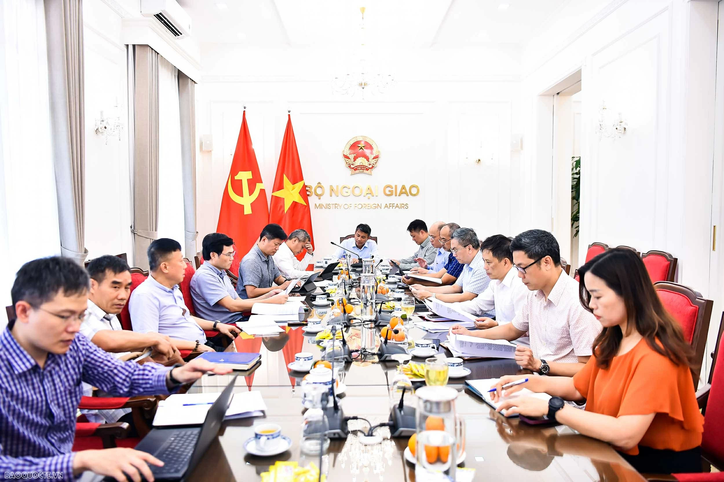 Ban Chỉ đạo phòng, chống tham nhũng, lãng phí, tiêu cực Bộ Ngoại giao họp thường kỳ lần thứ 8