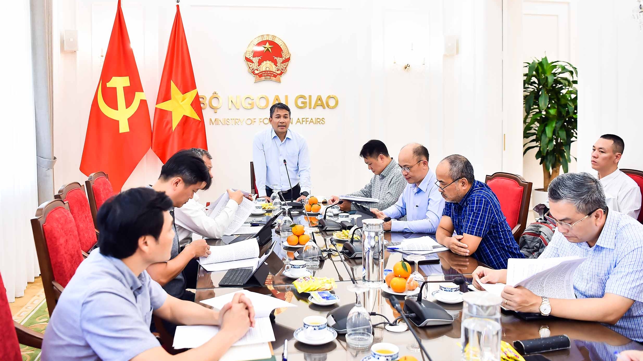 Ban Chỉ đạo phòng, chống tham nhũng, lãng phí, tiêu cực Bộ Ngoại giao họp thường kỳ lần thứ 8