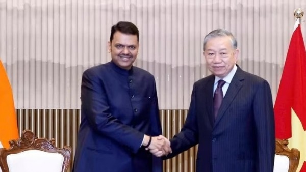 Tổng Bí thư, Chủ tịch nước Tô Lâm tiếp Thủ hiến bang Maharashtra, Ấn Độ