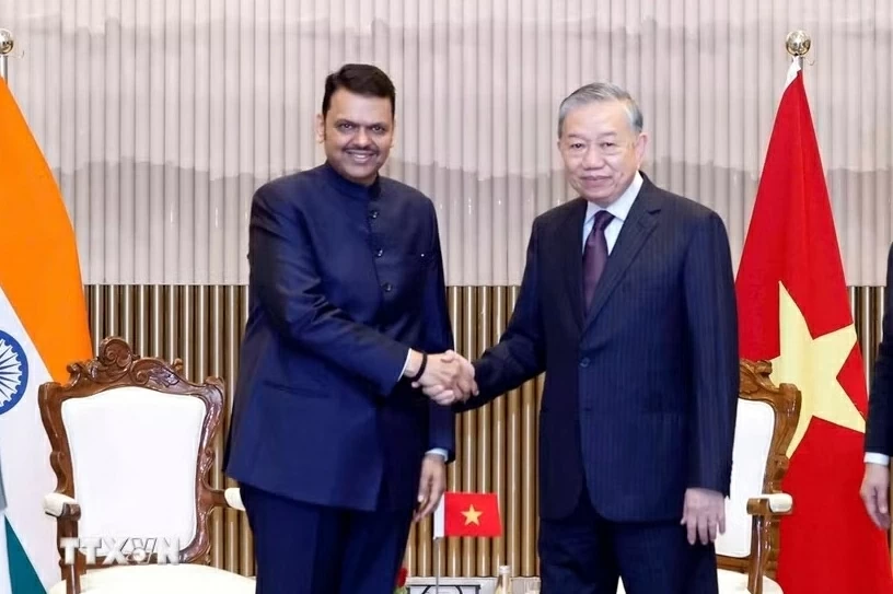 Tổng Bí thư, Chủ tịch nước Tô Lâm tiếp Thủ hiến bang Maharashtra, Ấn Độ Tổng Bí thư, Chủ tịch nước Tô Lâm tiếp Thủ hiến bang Maharashtra, Ấn Độ