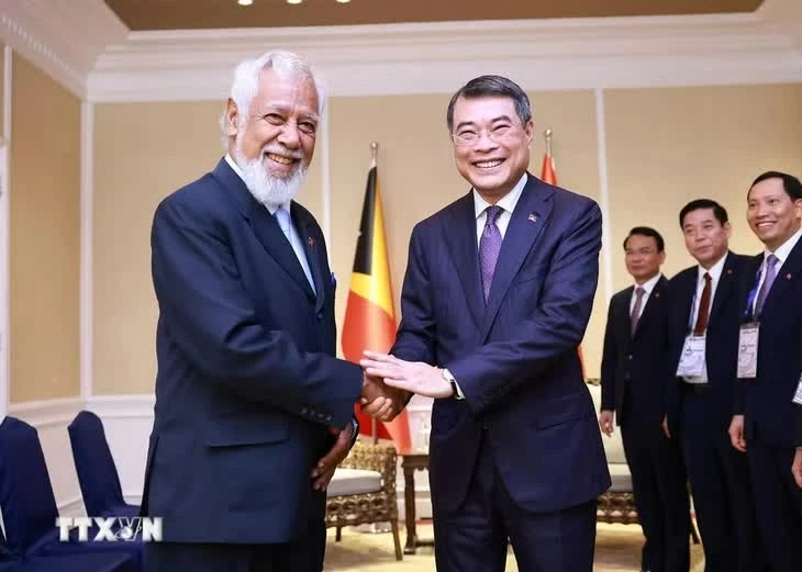Thủ tướng Chính phủ Lê Minh Hưng gặp lãnh đạo các nước, tổ chức quốc tế bên lề Hội nghị cấp cao ASEAN lần thứ 48