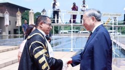 Tổng Bí thư, Chủ tịch nước Tô Lâm hội kiến Chủ tịch Quốc hội Sri Lanka Jagath Wickramaratne