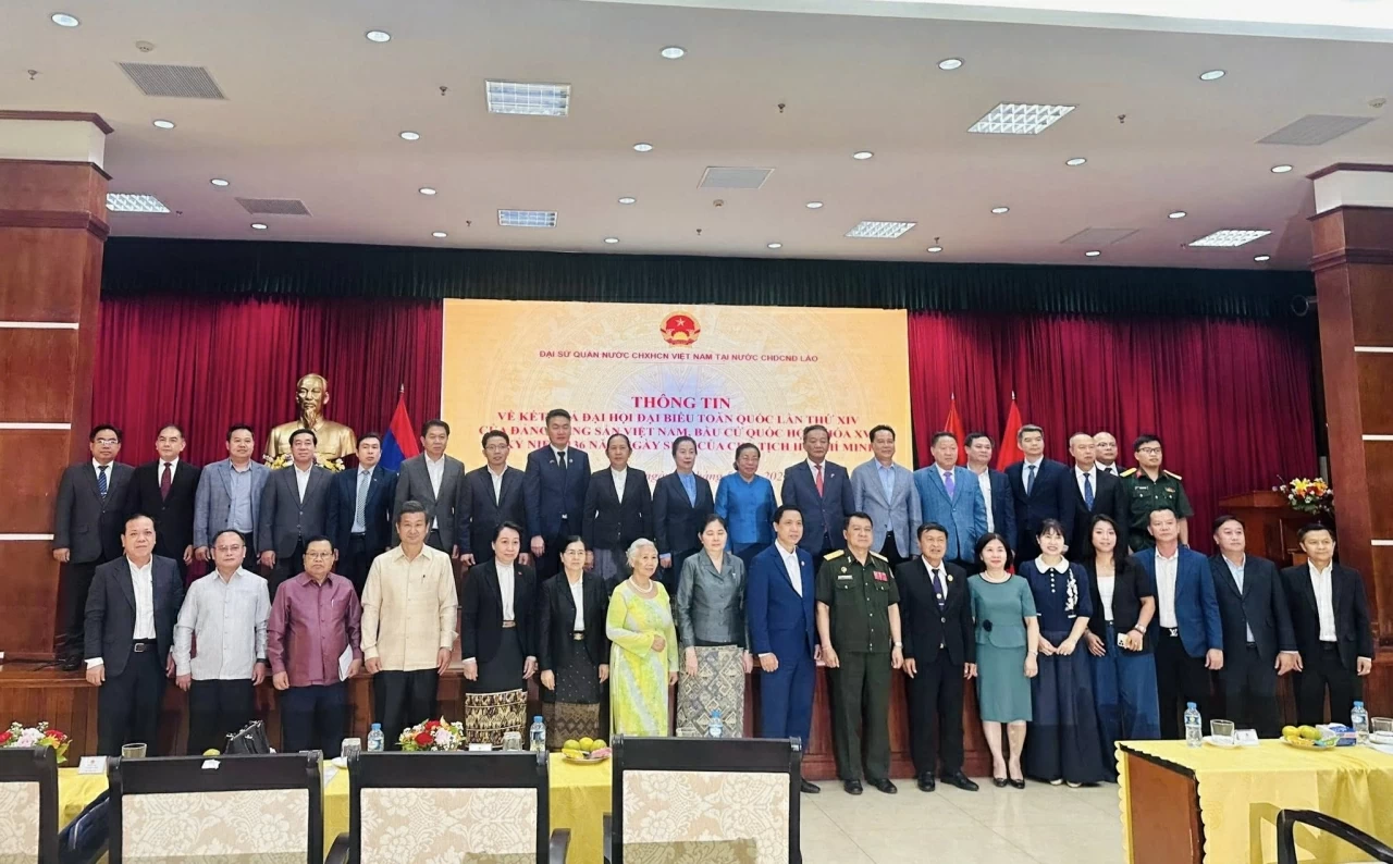 Đại sứ quán Việt Nam tại Lào thông tin về kết quả Đại hội đại biểu toàn quốc lần thứ XIV của Đảng
