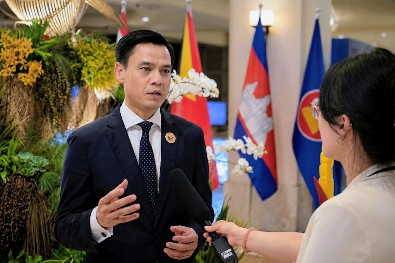 Thứ trưởng Ngoại giao Đặng Hoàng Giang. (Ảnh: Bảo Chi)