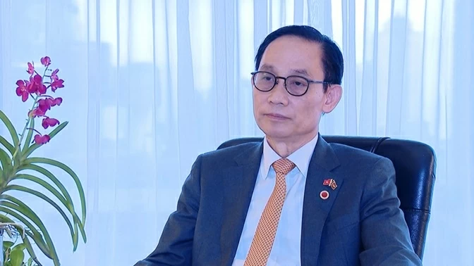 đồng chí Lê Hoài Trung, Uỷ viên Bộ Chính trị, Bộ trưởng Ngoại giao về kết quả chuyến thăm cấp Nhà nước đến Ấn Độ và Sri Lanka của Tổng Bí thư, Chủ tịc