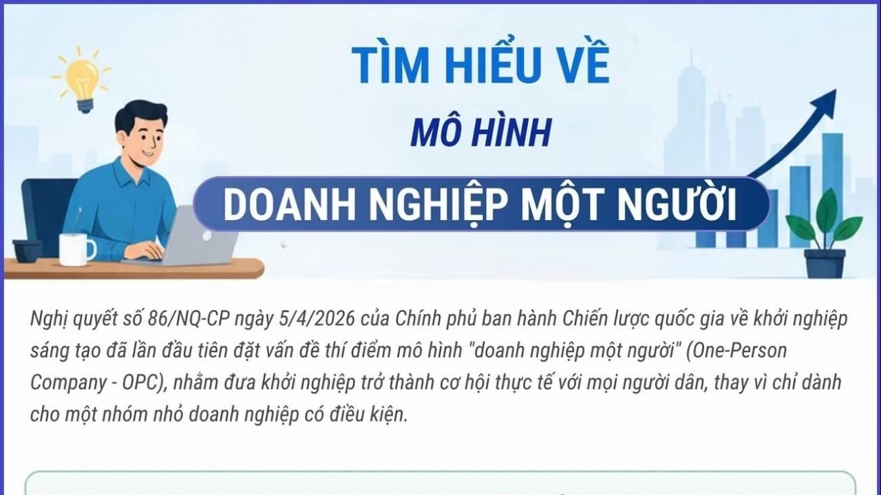 Thí điểm mô hình ‘doanh nghiệp một người’, thúc đẩy kinh tế số