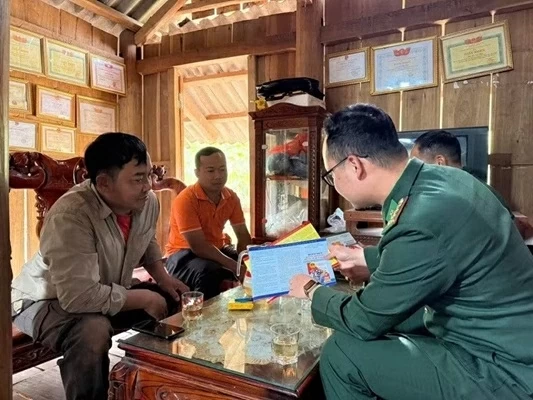 Điểm tựa bình yên của nhân dân biên giới Điểm tựa bình yên của nhân dân biên giới