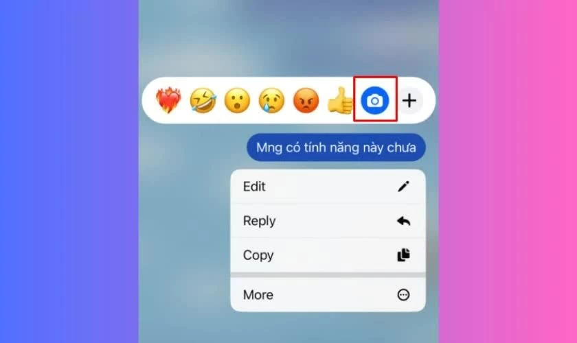 Chọn ảnh hoặc chụp ảnh mới.