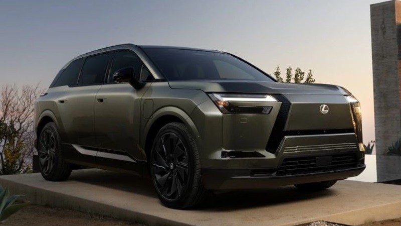 Cận cảnh SUV thuần điện ba hàng ghế Lexus TZ vừa ra mắt