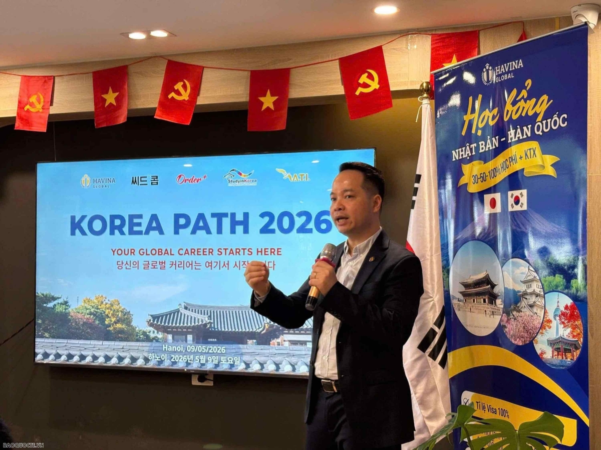 Mở cơ hội cho người trẻ Việt Nam học tập tại Hàn Quốc