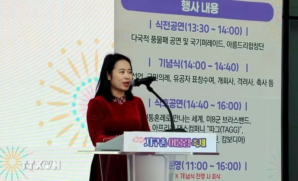 Sắc màu Việt Nam nổi bật tại Lễ hội Văn hóa toàn cầu Seongnam Hàn Quốc