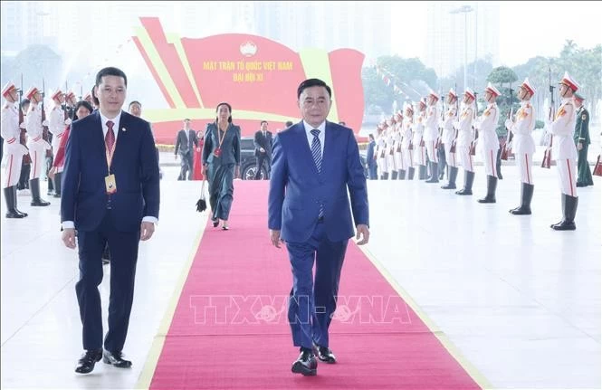 Lãnh đạo Đảng và Nhà nước tham dự Lễ khai mạc trọng thể Đại hội đại biểu Mặt trận Tổ quốc Việt Nam lần thứ XI