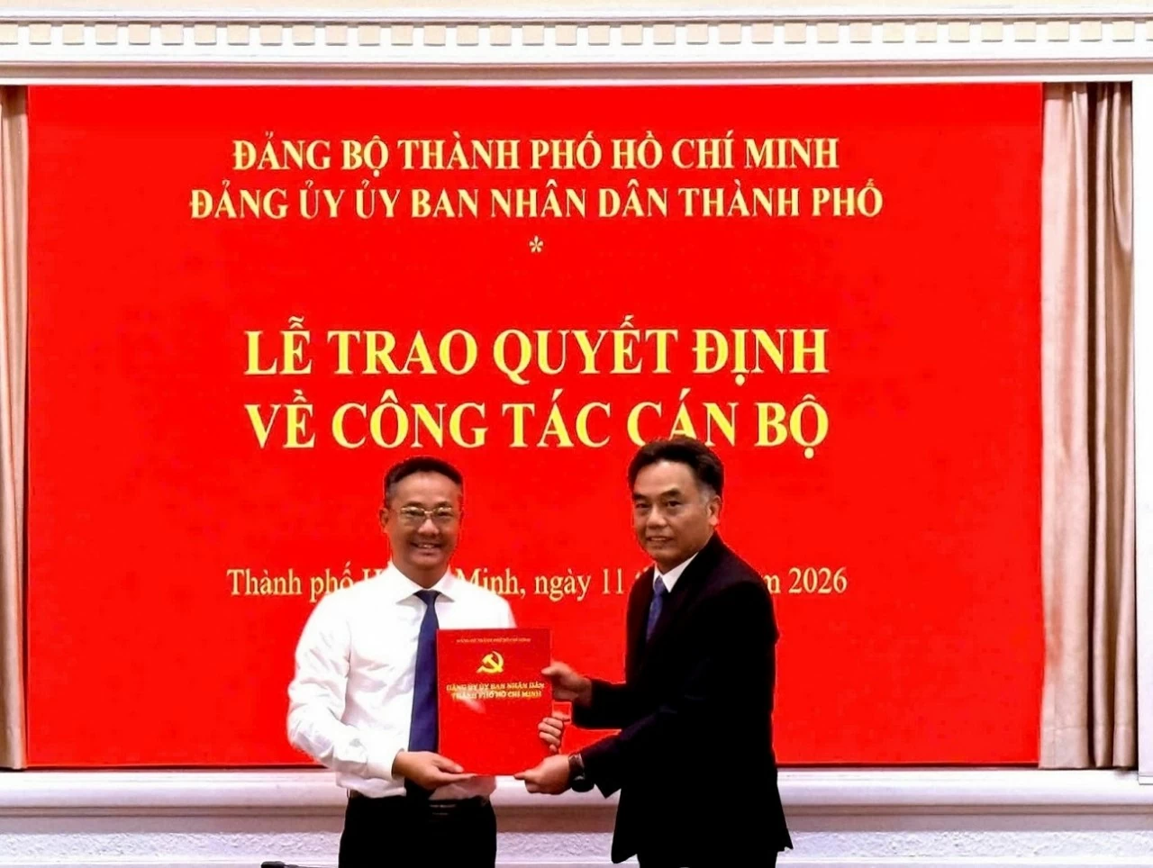 Quyết định công tác cán bộ đối với Đảng ủy Sở Ngoại vụ TP. Hồ Chí Minh