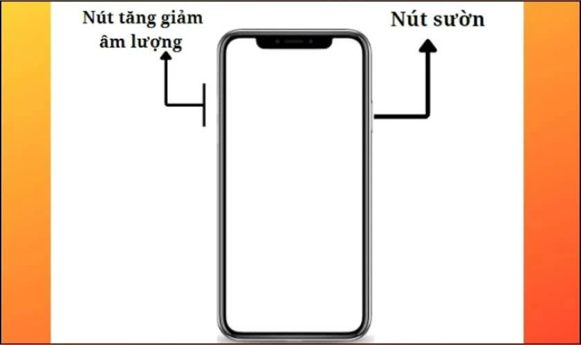 Nhấn giữ nút nguồn cùng nút giảm âm lượng.