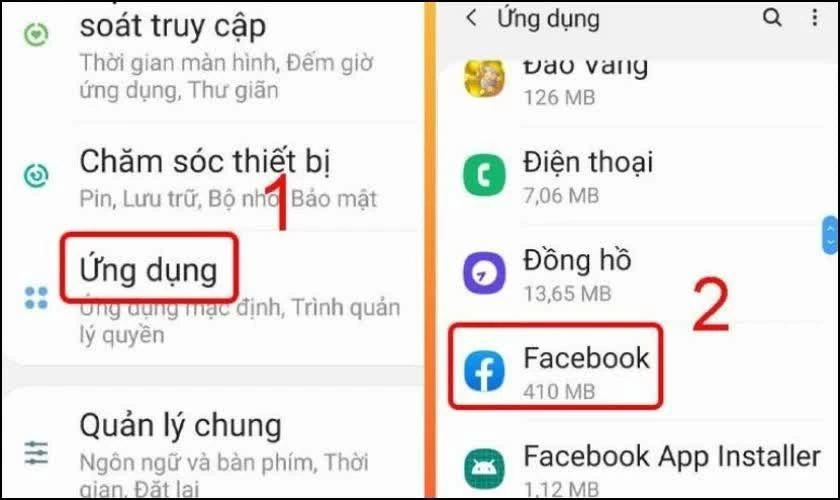 Mở “Cài đặt” trên điện thoại Android.