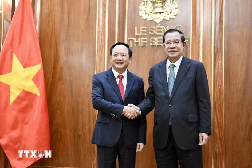 Trưởng Ban Tuyên giáo và Dân vận Trung ương Trịnh Văn Quyết thăm và làm việc tại Campuchia