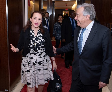 Bà María Fernanda Espinosa, cựu Chủ tịch Đại hội đồng Liên hợp quốc, vừa chính thức tham gia cuộc đua trở thành Tổng thư ký LHQ tiếp theo. (Nguồn: MediaEye News)