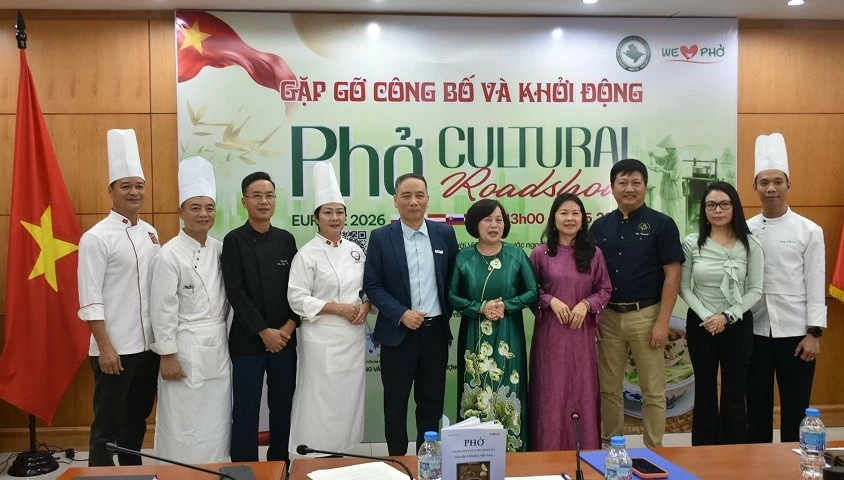 Phở Việt lên đường tới châu Âu bằng hành trình ngoại giao văn hóa