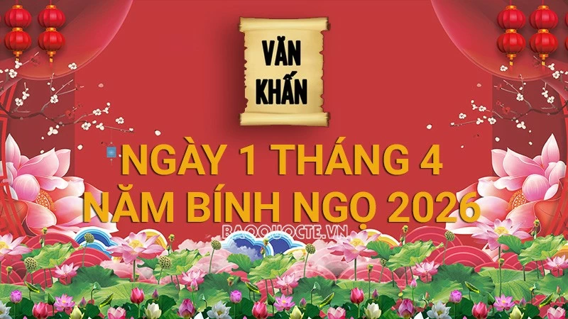 Văn khấn mùng 1 tháng 4 năm Bính Ngọ, bài cúng gia tiên và thần linh chuẩn nhất 2026