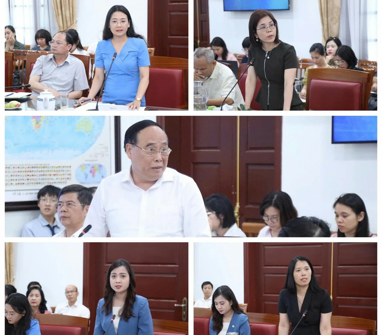 Các đại biểu phát biểu chuyên đề tại Hội thảo. (Ảnh: Thành Long)