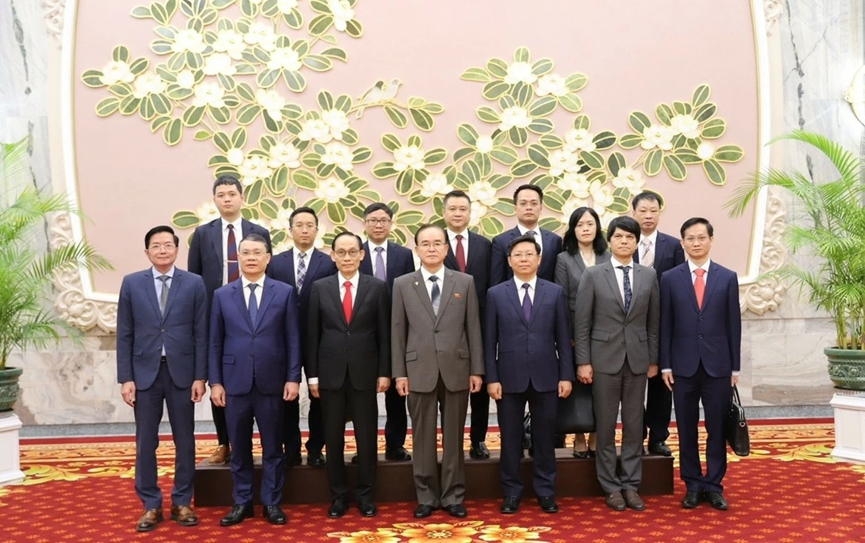 Đặc phái viên của Tổng Bí thư, Chủ tịch nước Tô Lâm hội kiến lãnh đạo Triều Tiên