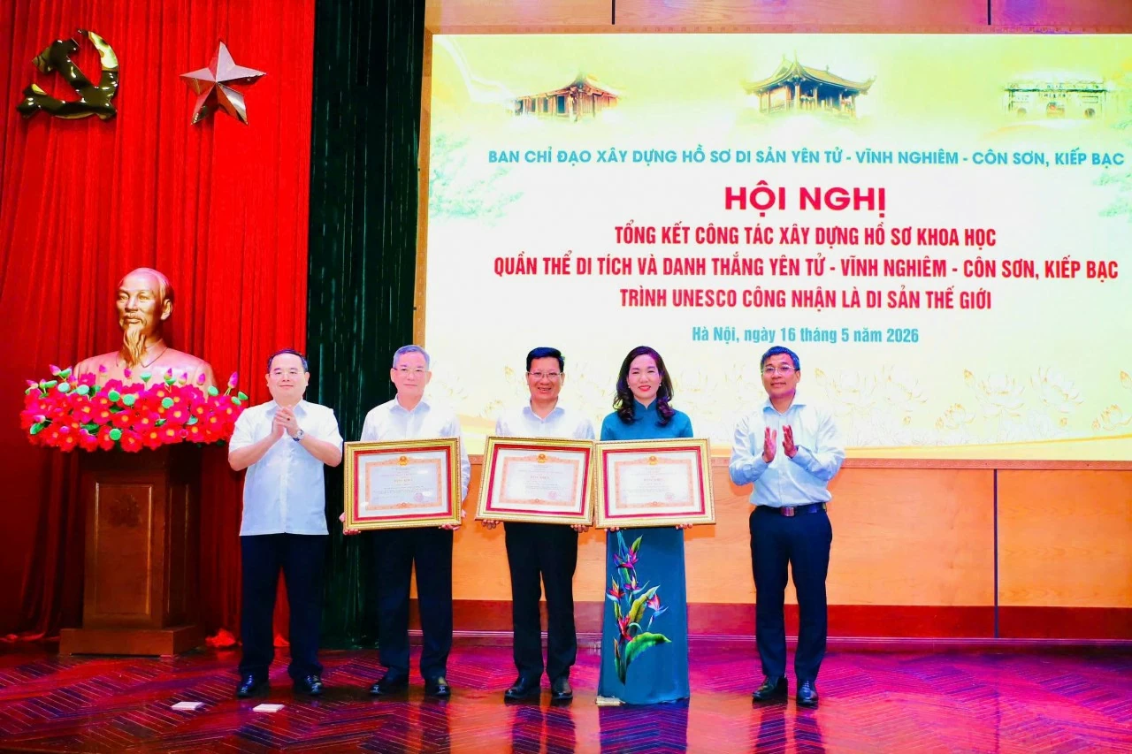 Thứ trưởng Thường trực Bộ Ngoại giao Nguyễn Minh Vũ nhấn mạnh, hồ sơ Yên Tử - Vĩnh Nghiêm - Côn Sơn, Kiếp Bạc là một trong những hồ sơ di sản khó nhất Việt Nam từng thực hiện nhưng đã nhận được sự đồng thuận tuyệt đối của UNESCO.