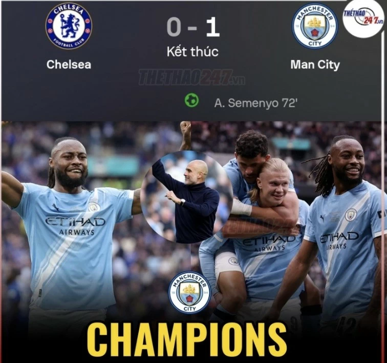 Man City nâng FA Cup, Arsenal nhận lời cảnh báo trong cuộc đua vô địch