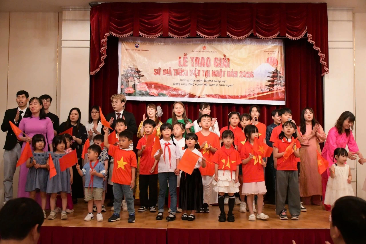 Lễ trao giải 'Sứ giả tiếng Việt tại Nhật Bản' năm 2026 và khai giảng lớp tiếng Việt Trường Việt ngữ Cây Tre