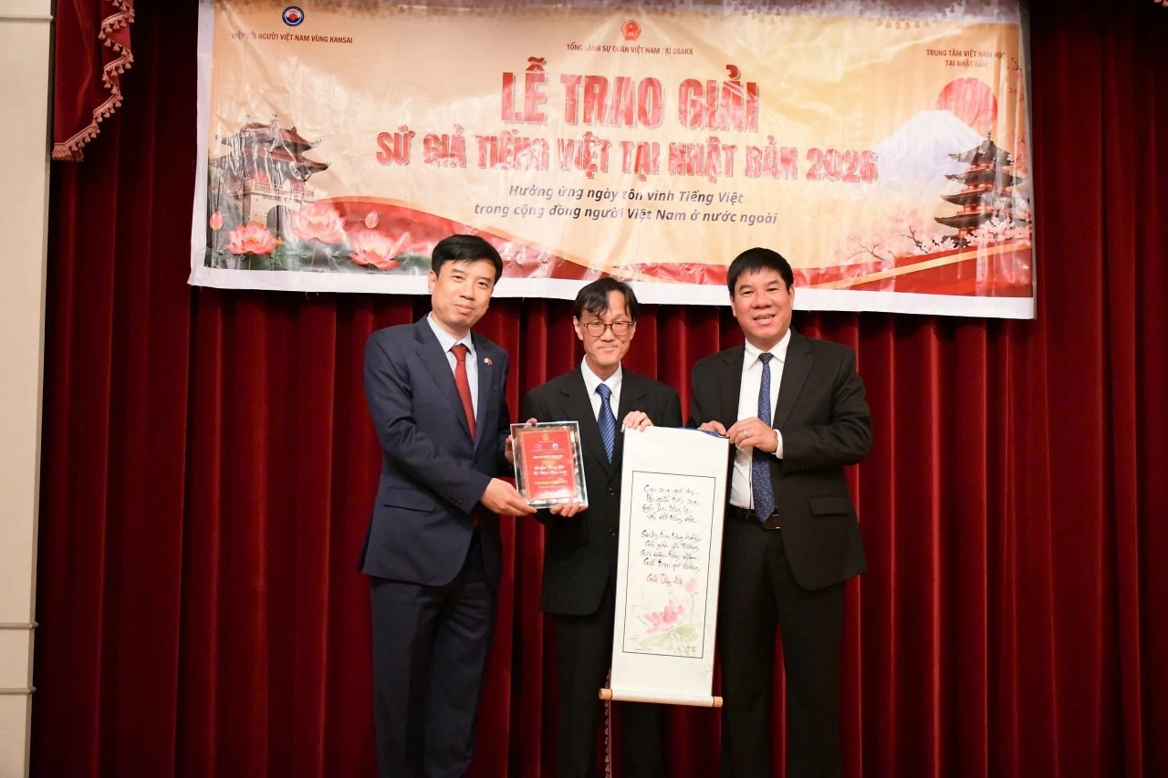 Lễ trao giải 'Sứ giả tiếng Việt tại Nhật Bản' năm 2026 và khai giảng lớp tiếng Việt Trường Việt ngữ Cây Tre